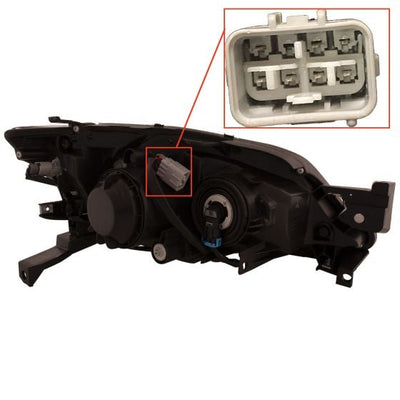 CAPA SB IMPREZA WRX SDN/WGN 1214 HEADLIGHT ASSY HALOGEN LH