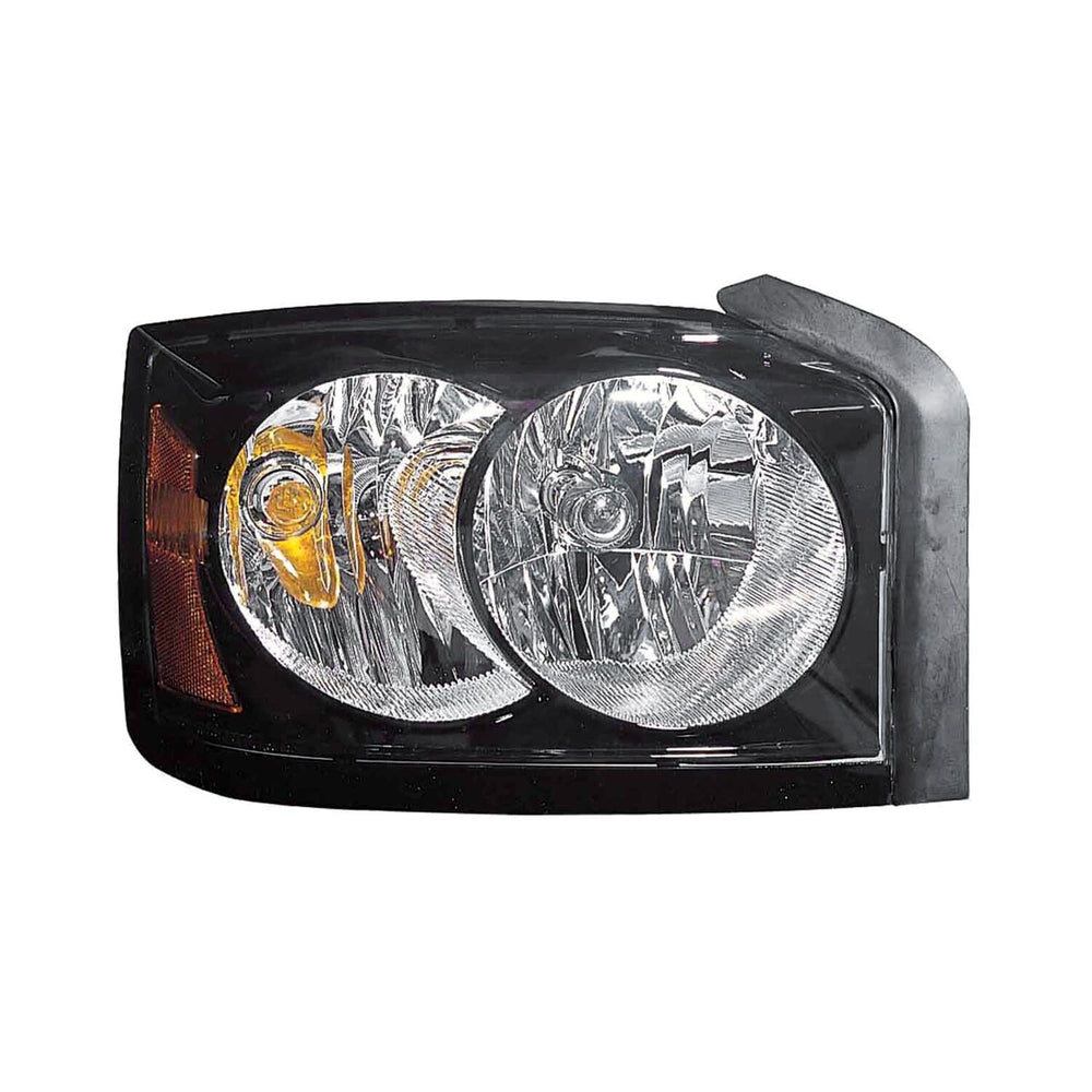 CAPA DG DAKOTA 0607 HEADLIGHT ASSY BLK BEZEL RH