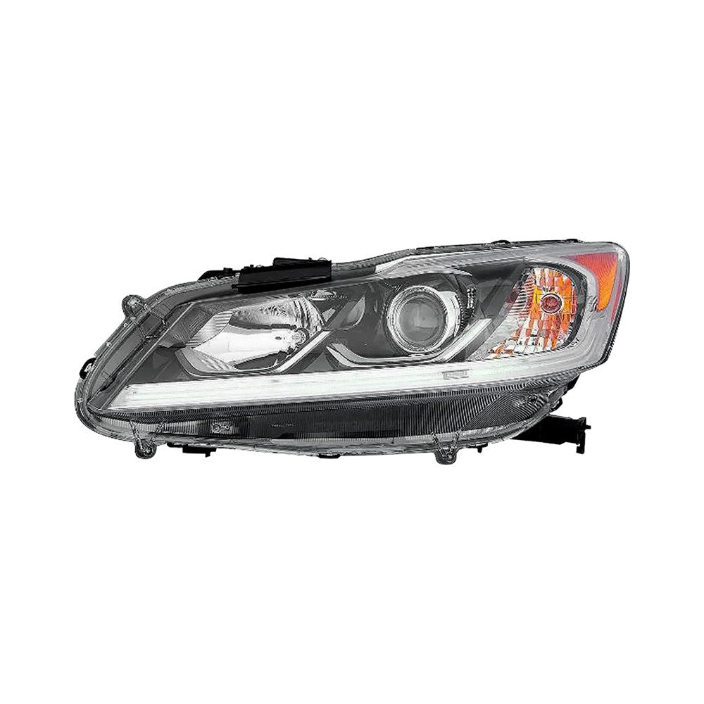 CAPA HD ACCORD SDN 1617 HEADLIGHT ASSY HALOGEN W/O LED DRL LX MDL LH