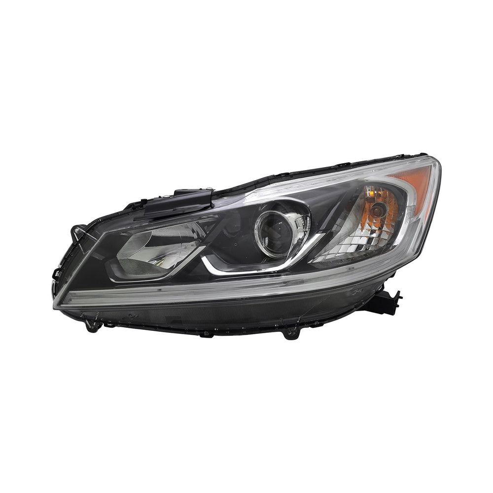 CAPA HD ACCORD SDN 16 HEADLIGHT ASSY HALOGEN W/LED DRL EX/EXL/SPT LH
