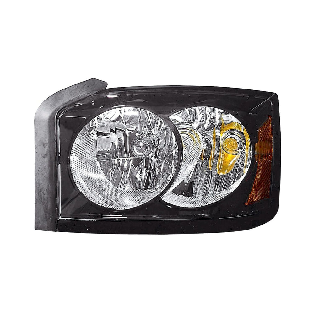 CAPA DG DAKOTA 0607 HEADLIGHT ASSY BLK BEZEL LH