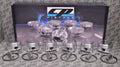 CP Piston & Ring Set for Nissan RB25DET - Bore (87mm) - Size (+1.0mm) - CR (9.0) - Set of 6