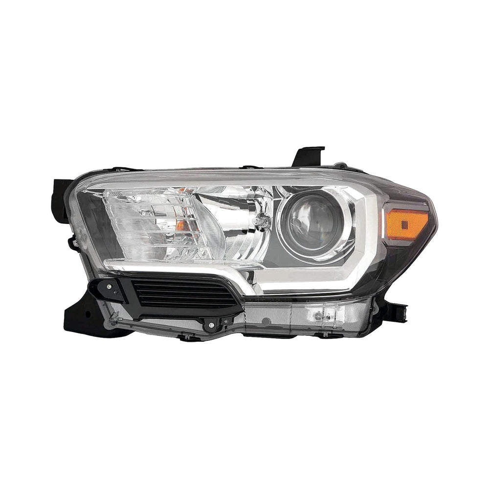 CAPA TY TACMA 1617 HEADLIGHT ASSY HALOGEN W/O LED DRL&FL BLK LH