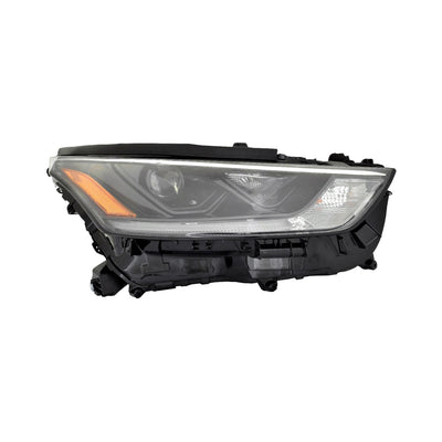 RH HEADLIGHT ASSY; LE/XLE MDL TY HIGHLANDER/HBRD 21