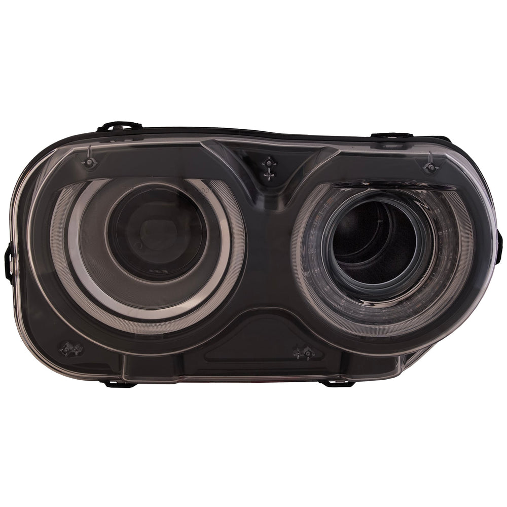 CAPA DG CHALNGR 1522 HEADLIGHT ASSY HID TYPE W/LED ACCENTS W/AIR DUCTS TYPE 1 W/O LOGO RH CA