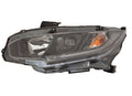 CAPA CVIC SDN/CPE EX/LX/SPT 1920 HEADLIGHT ASSY HALOGEN EX/EXL 1.5L TURBO/2.0L ENG NA/JPN