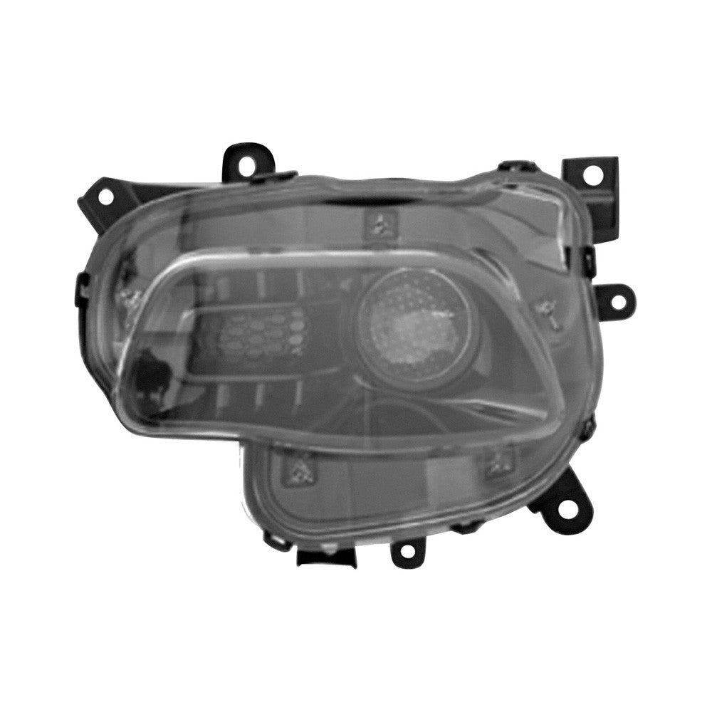 CAPA JP CHEROKEE 1417 HEADLIGHT ASSY HALOGEN LATTITUDE/LIMITED/NORTH/SPORT BLK TRIM LH
