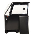 21C TAHOE POLICE PURSUIT VEHICLE DEFENDER MODULAR FRNT PARTITION COMPLETE BLACK