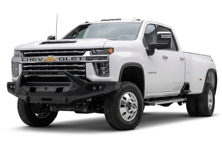 24C SILVERADO 2500/3500 EVOLUTION FRONT WINCH BUMPER SHEET METAL PRE RUNNER GUARD TEXTURE BLACK