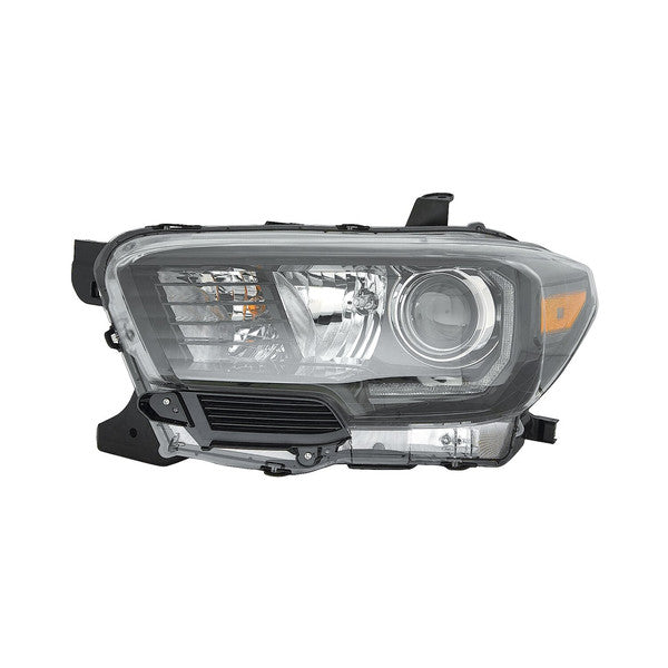 LH HEADLIGHT ASSY; LED; W/LED FOGLAMPS; BLACK BEZEL TY TACOMA 1719