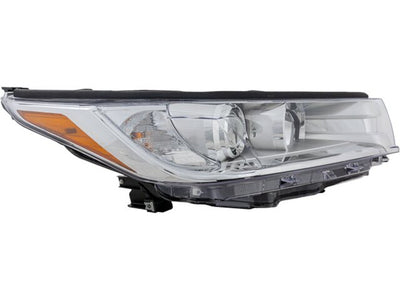 CAPA TY HILANDR/HBRD 19 HEADLIGHT ASSY W/LED DRL W/SMOKE CHROME ACCENT RH