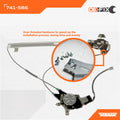 FORD 1892 POWER WINDOW MOTOR AND REGULATOR ASSEMBLY