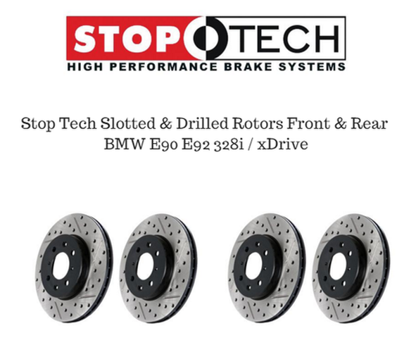 Centric 08-09 BMW M3 (E92) Left Front Drilled Rotor
