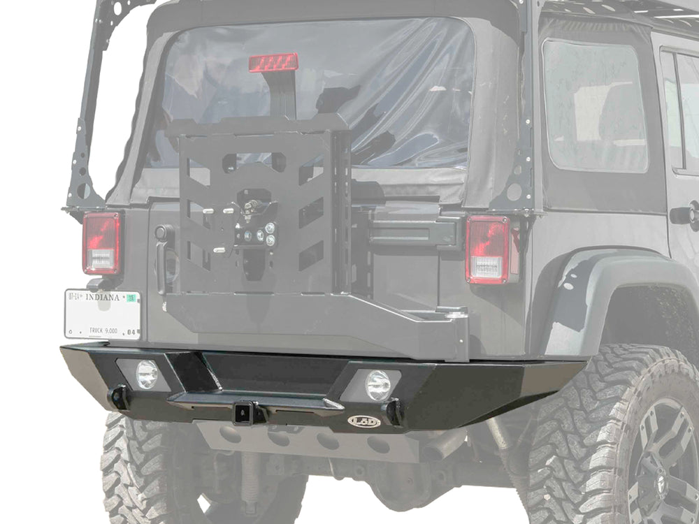 JK Destroyer Full Width Rear Bumper w / Tire Carrier (box 1)