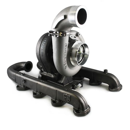~(82 lbs. 36X22X14)~ 11-16 Ford 6.7L Single Turbo Kit (Divided Pedestal) W/O Turbo