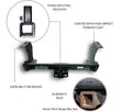 23C PALISSADE STAINLESS STEEL ECOHITCH TRAILER HITCH HIDDEN DESIGN 2IN BLACK