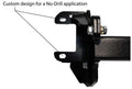 22C BMW I4 STAINLESS STEEL ECOHITCH TRAILER HITCH STEALTH DESIGN 2IN BLACK