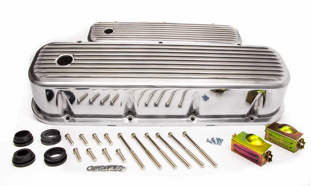 POLISHED ALUMINUM BB CHEVY 'FINNED'