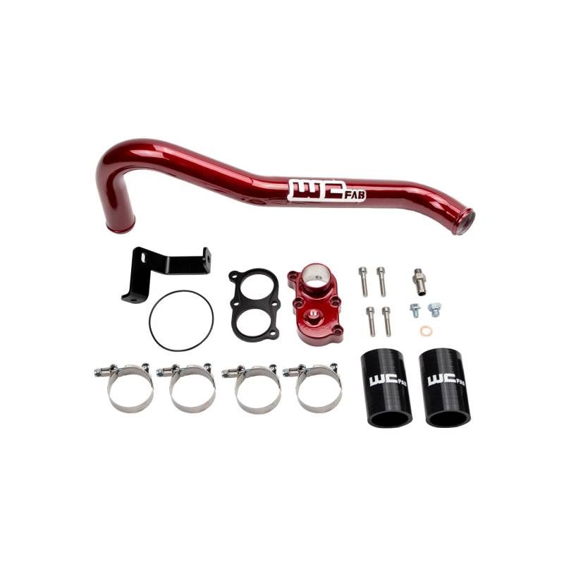 Wehrli Thermostat Housing Kit 2006-2010 Duramax LBZ LMM Kiwi Green Kiwi Green 100420-KIWI