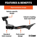 ~(27 lbs. 44X13X10)~ Class 3 Trailer Hitch with 2IN Receiver
