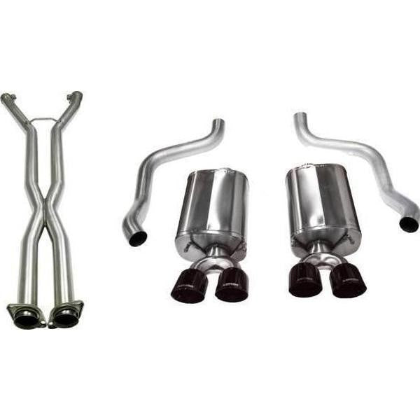 Corsa 2015-2023 Dodge Challenger 3.6L 2.5in Cat-Back Dual Rear Exit (re-uses stock exhaust bezel)