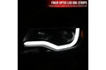 LED PROJECTOR HEADLIGHT MATTE BLACK WITH CLEAR LENS