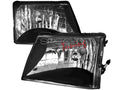 EURO HEADLIGHT BLACK HOUSING