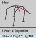Cusco D1 Chromoly 2-Psgr 4-PT Roll Cage Cusco GC8 Impreza 2 Door No Sunroof