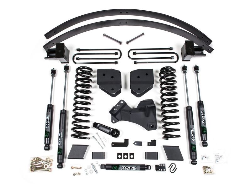 20172019 FORD F350/350 6IN SUSP LIFT KIT 3IN RR BLOCK GAS 3 LEAF MAINNITRO SHOCKS