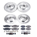 Power Stop 2010 Lincoln MKT Front & Rear Z23 Evolution Brake Kit