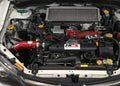 HPS Performance Performance Cold Air Intake Kit 08-14 Subaru WRX 2.5L Turbo Converts to Shortram Red