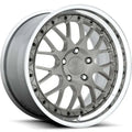 RSE 18x9.5 +45 5x100 Brushed Matte DDT/Polished Step Lip Wheel