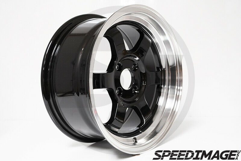 Grid V Classic Wheel 15x8 +0mm 4x100 Royal Black