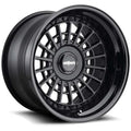 LAS-R 19x9.5 +15 5x4.5 Matte Black 3-Piece