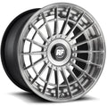 LAS-R 19x9.5 +15 5x4.5 Matte Black 3-Piece