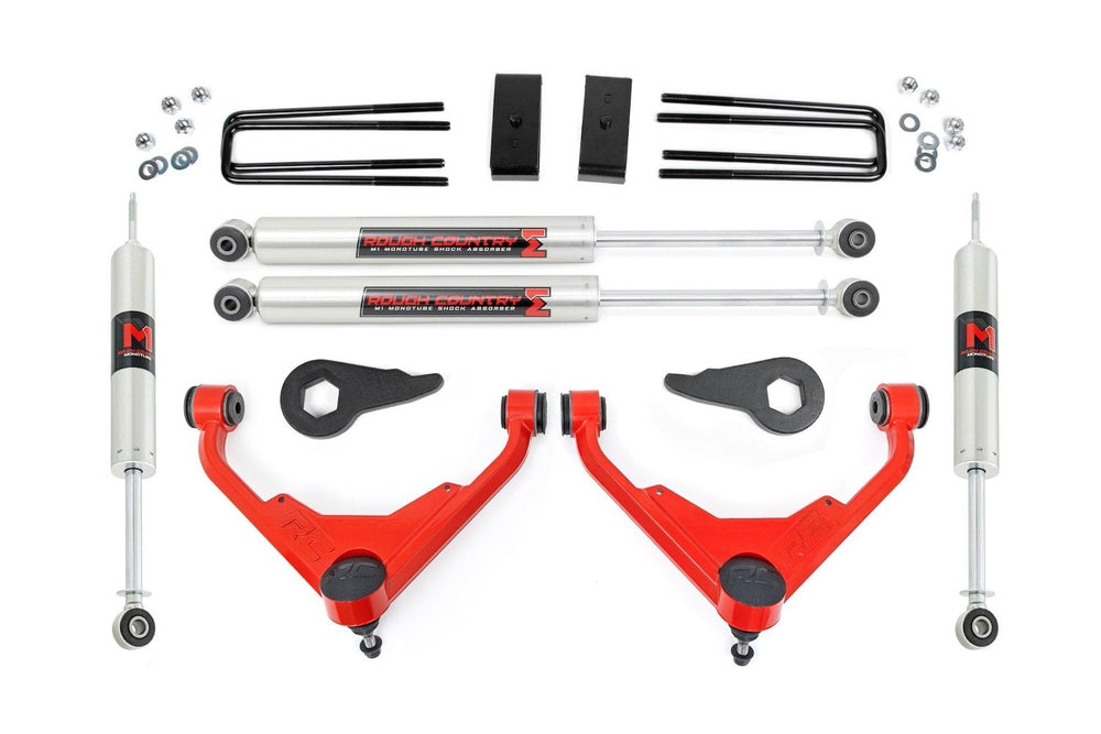 3 Inch Lift Kit with Torsion Bar Keys and Rear Blocks