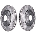 Cross-Drilled and Slotted Brake Rotors