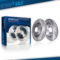 Cross-Drilled and Slotted Brake Rotors