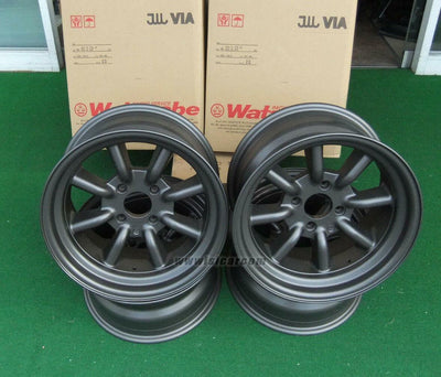 15x8JJ 4H 114.3 Black Wheel