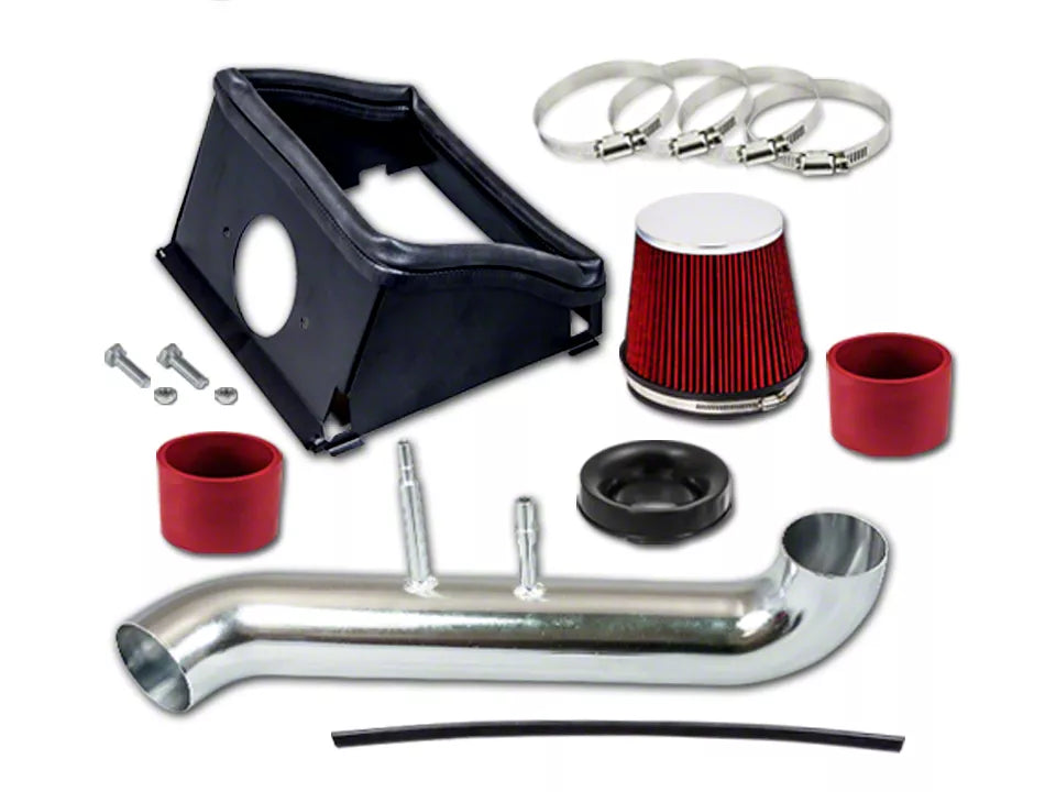 Heat Shield Air Intake Kit w/ Red Air Filter