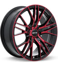 Vertex 16x7 Satin Black Wheel