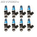 Injector Dynamics 1750-XDS - 60mm Length - 11mm Blue Top - Denso Lower Cushion (Set of 8)