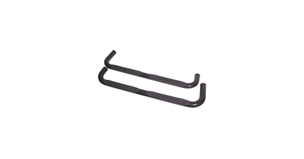 3" Black Round Side Steps
