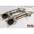 300-Cell High-Flow Cat Downpipe