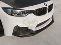 GTS Style Carbon Fiber Front Lip Spoiler