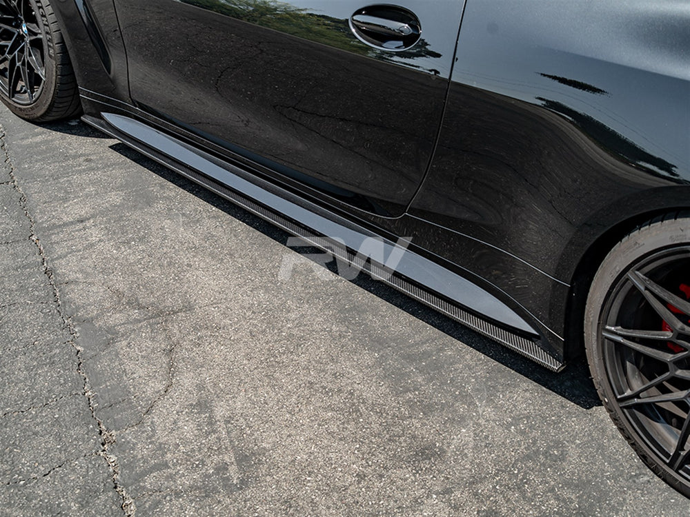 RWS Carbon Fiber Side Skirt Extensions