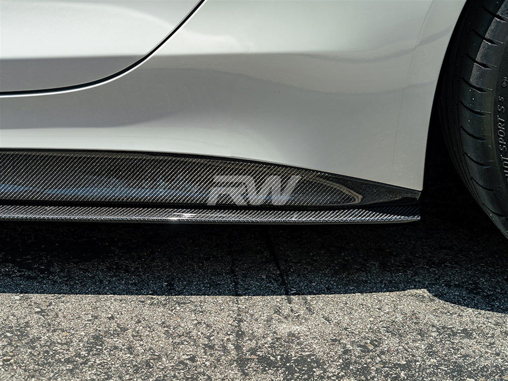 RWS Carbon Fiber Side Skirt Extensions
