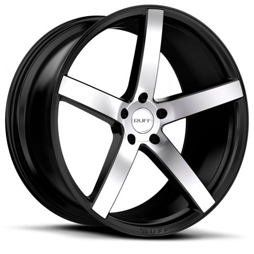 R1 22x9 +38 5x4.5 Satin Black Machined