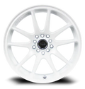 17x8 +35 5 Spoke Wheel Satin White