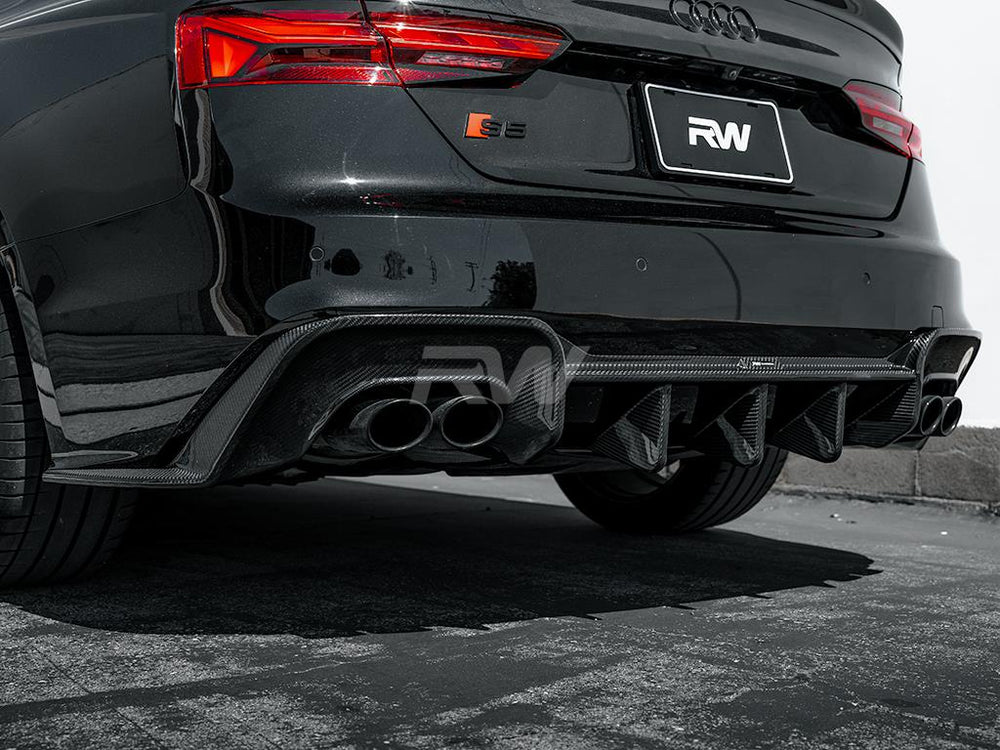 2x2 Carbon Fiber Rear Diffuser